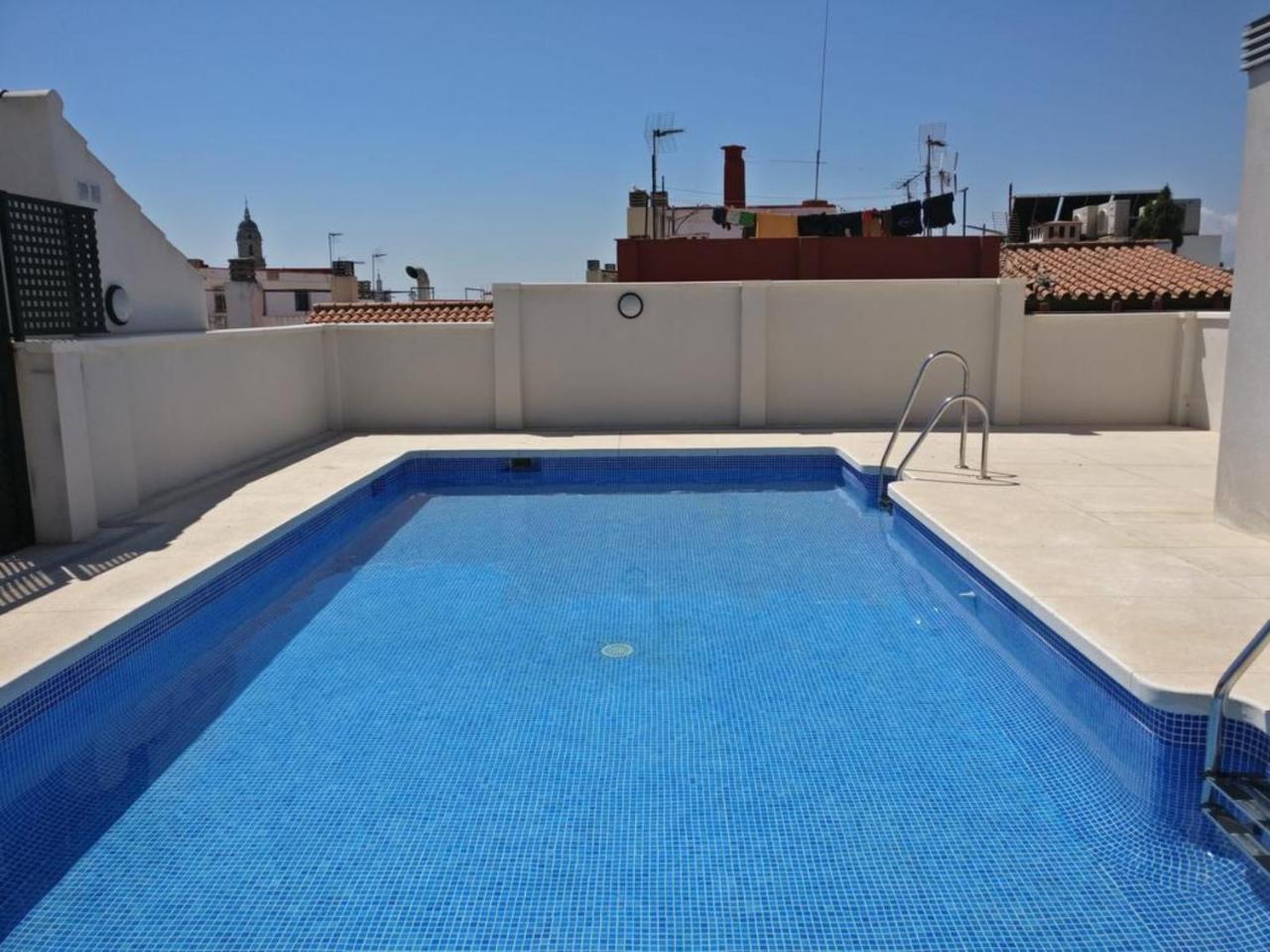 Appartamento Atico Con Terraza Ac 1Hab En El Centro Y Piscina Comunitaria Málaga Esterno foto